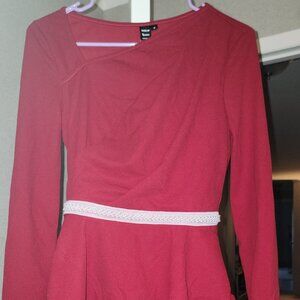 Formal asymmetrical blouse